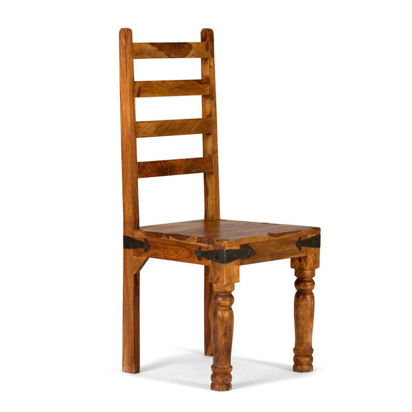 merlin solid wood dining chair in natural finish