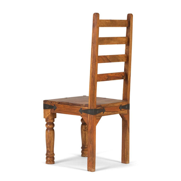 merlin solid wood dining chair in natural finish