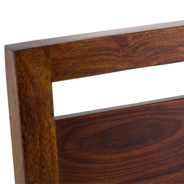 monrovia solid wood dining chair in rosewood finish