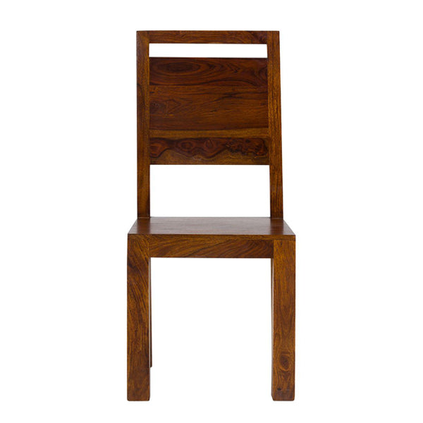monrovia solid wood dining chair in rosewood finish