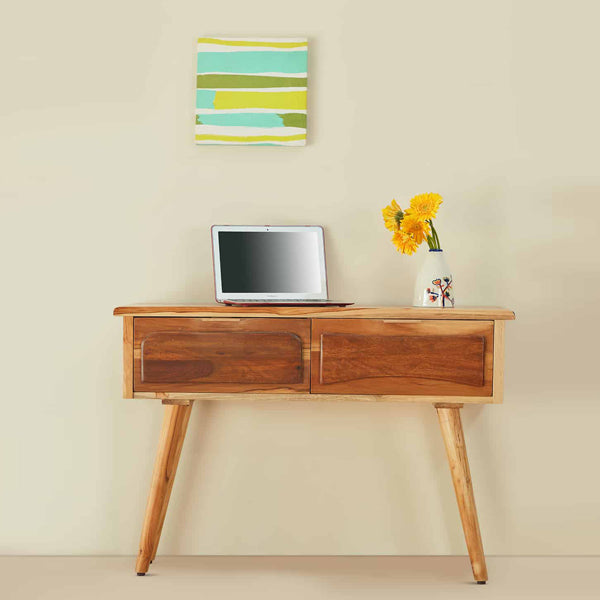 modo solid wood console table