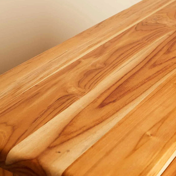 modo solid wood console table