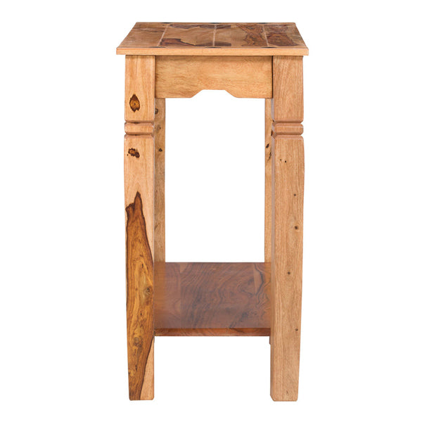 alara solid wood console table