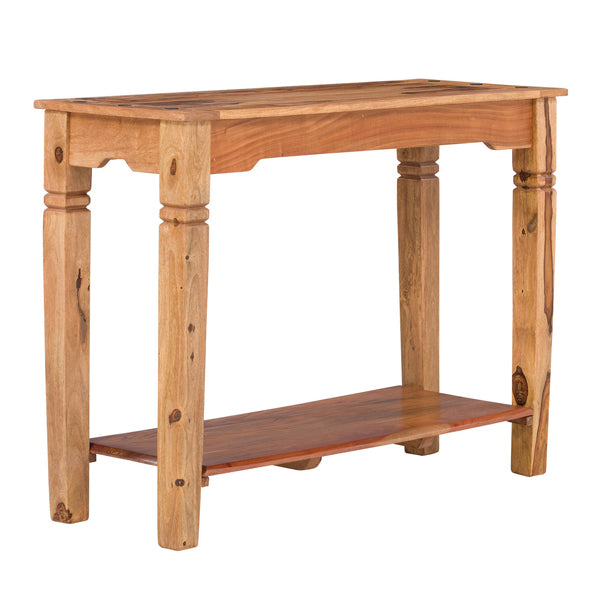 alara solid wood console table