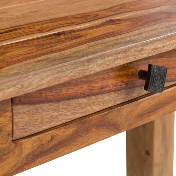alara solid wood console table