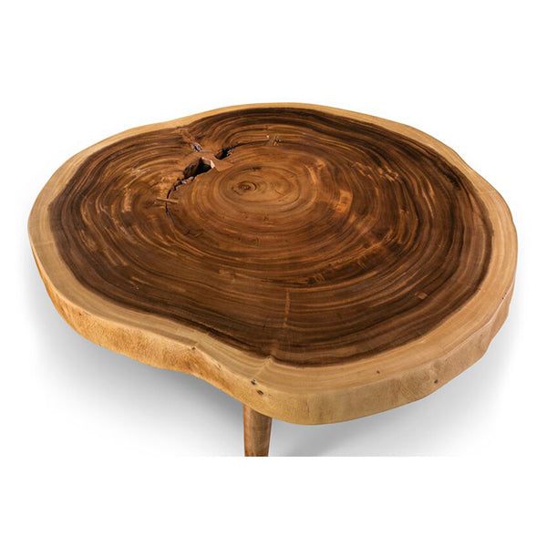 live edge solid wood coffee table