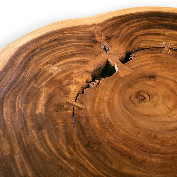 live edge solid wood coffee table