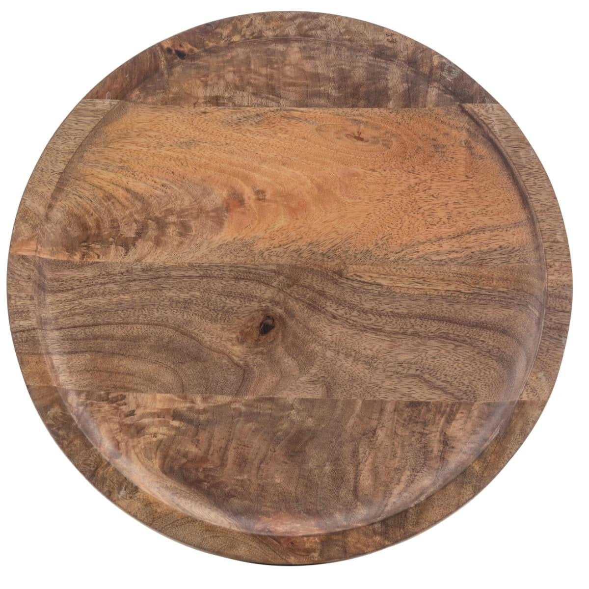 wood and metal nested tables