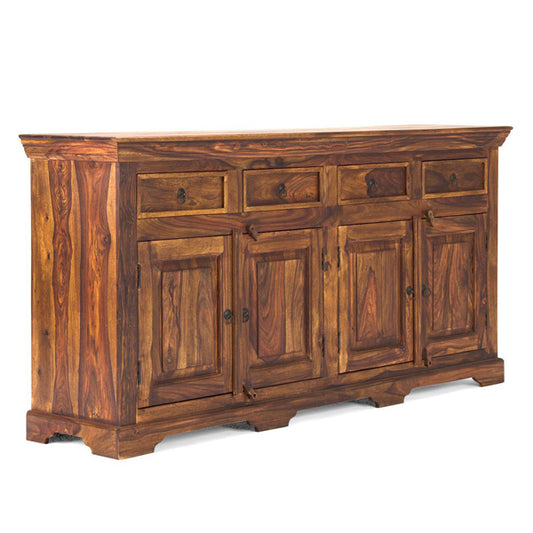 merlin solid wood sideboard in natural finish