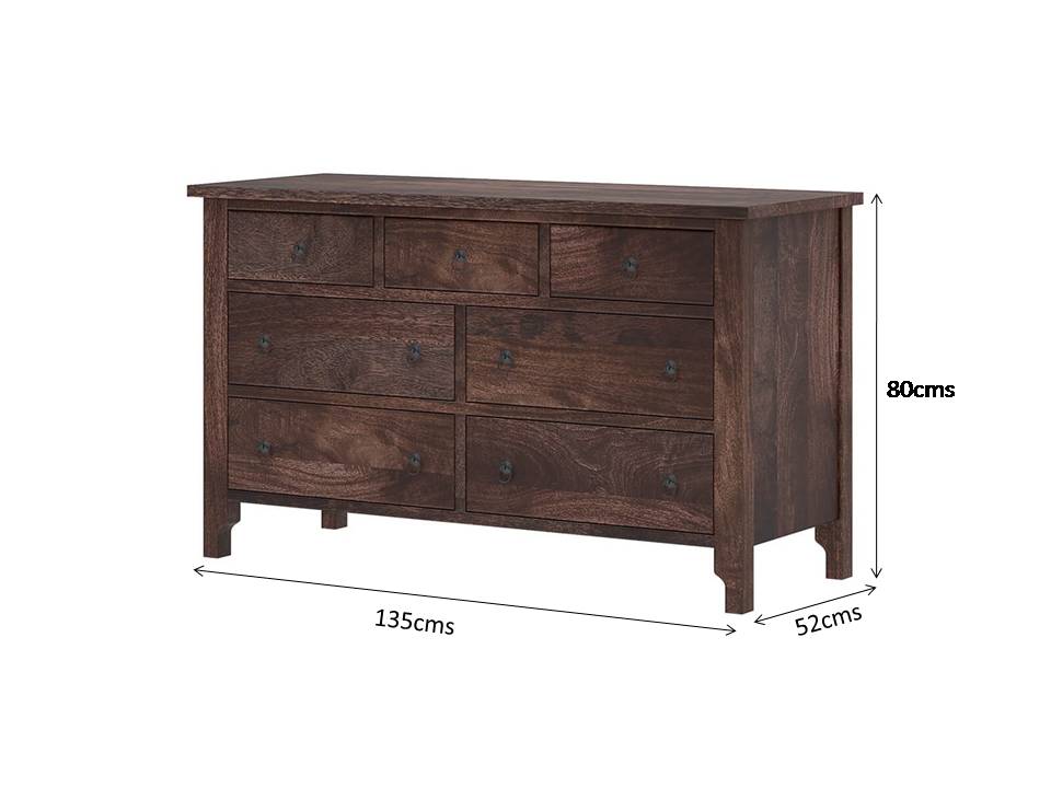 athena solid wood dressing table