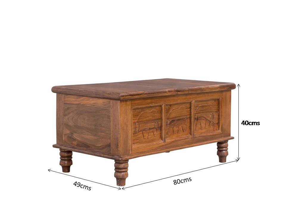 gajanand solid wood coffee table