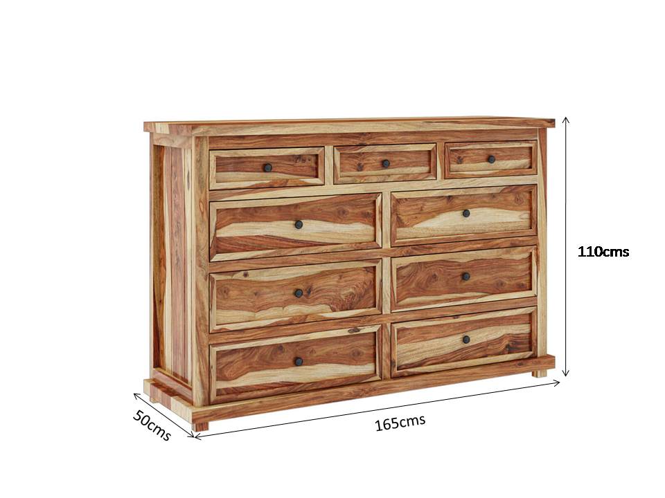 livia solid wood dresser