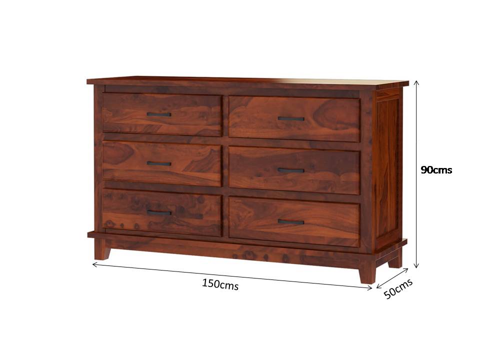 Rishiya solid wood Dresser