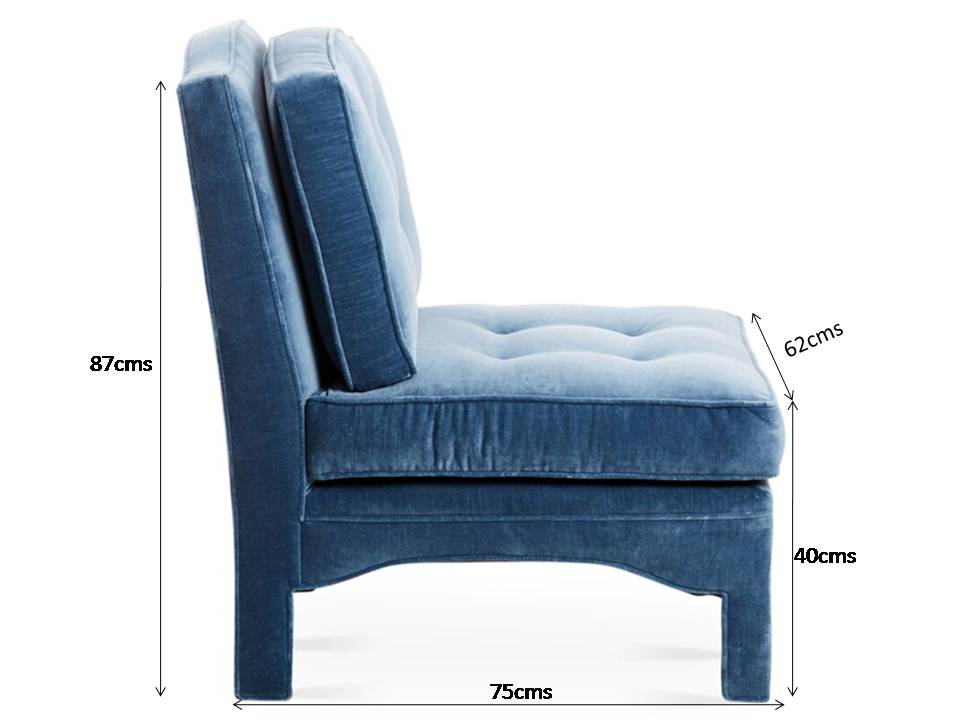 boho slipper sofa chair