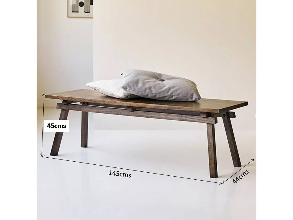 arko solid wood bench