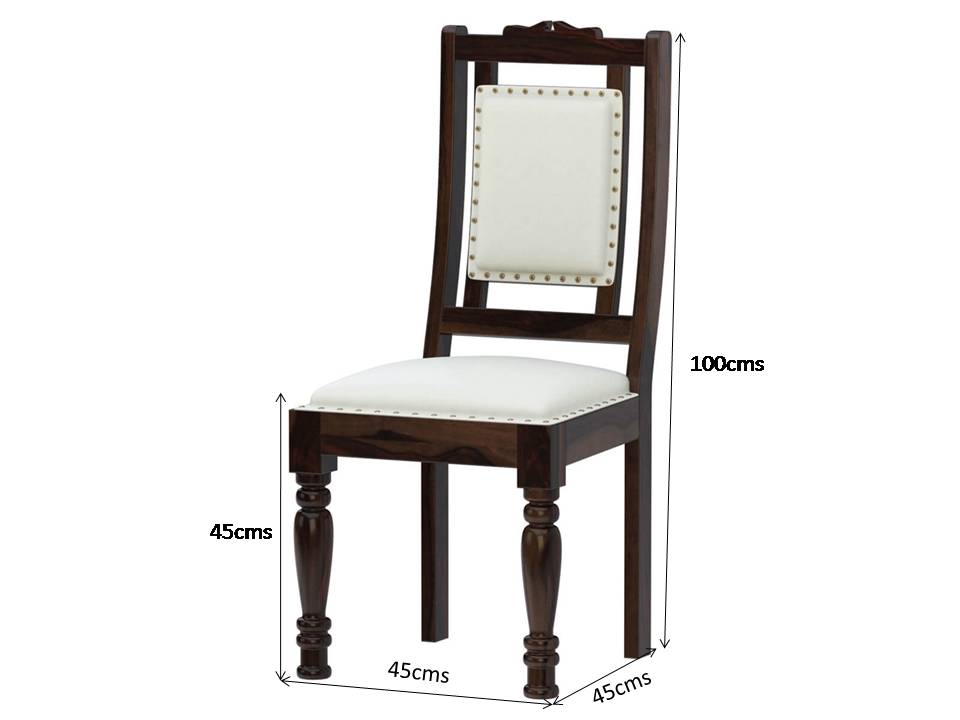 niksa royale solid wood brass inlay chair