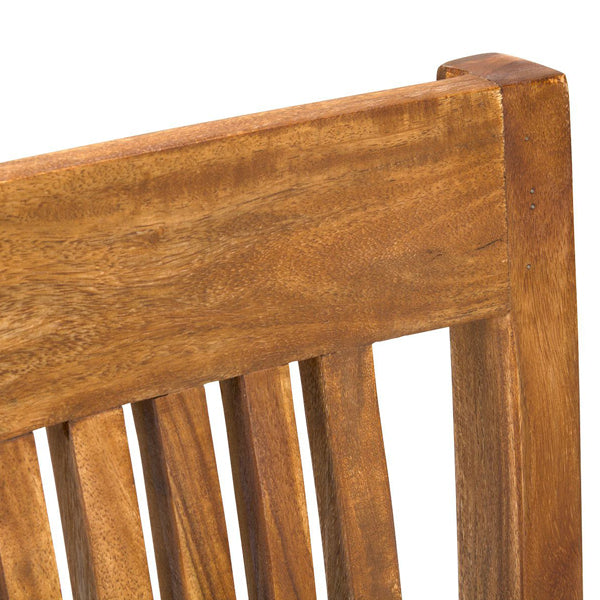 texas solid wood dining chair in natural finish