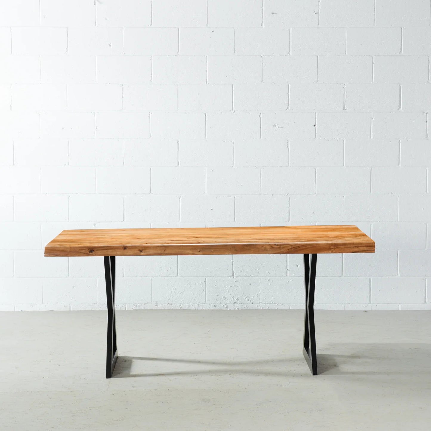 Biscay Live Edge Dining Table In Acacia Wood