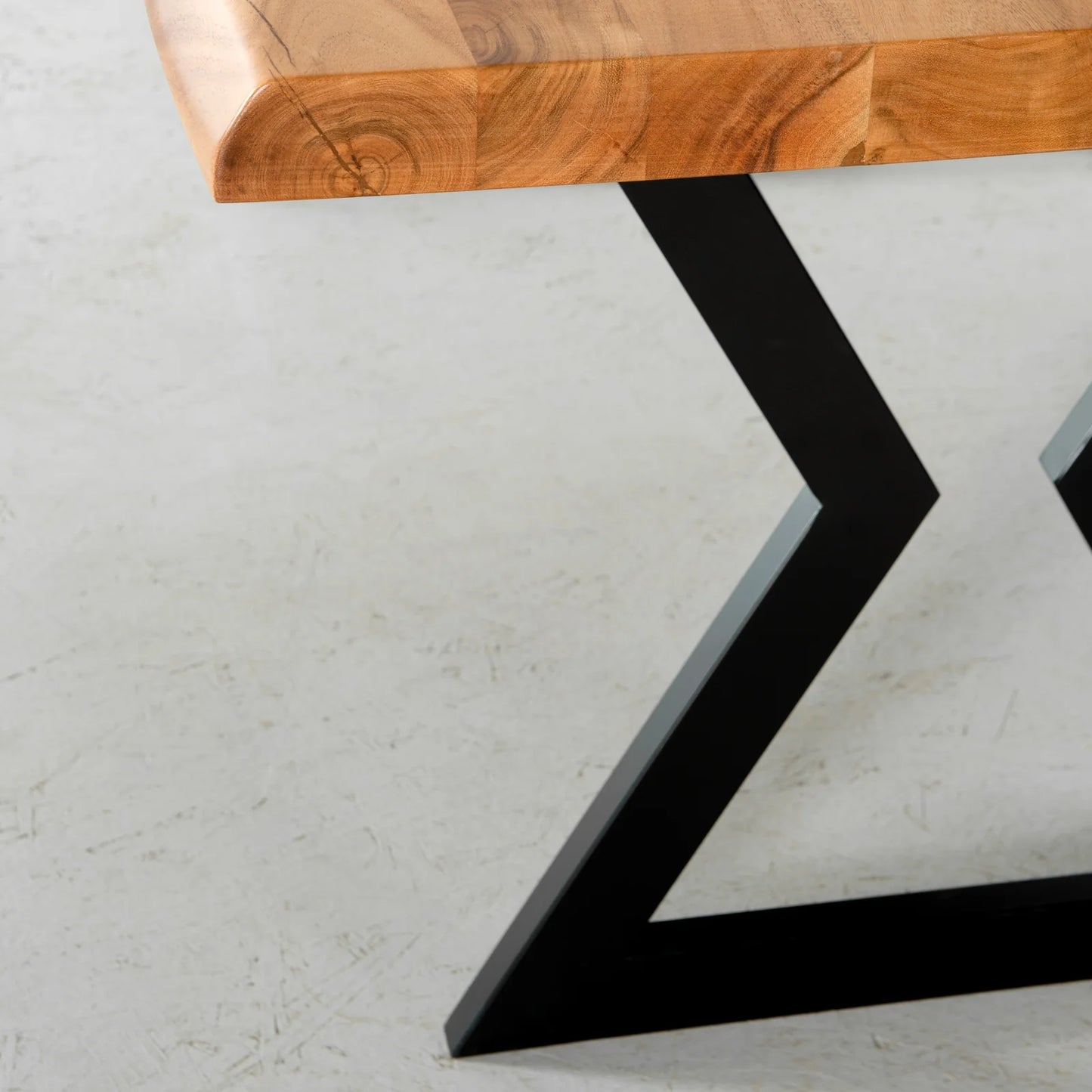 Biscay Live Edge Dining Table In Acacia Wood