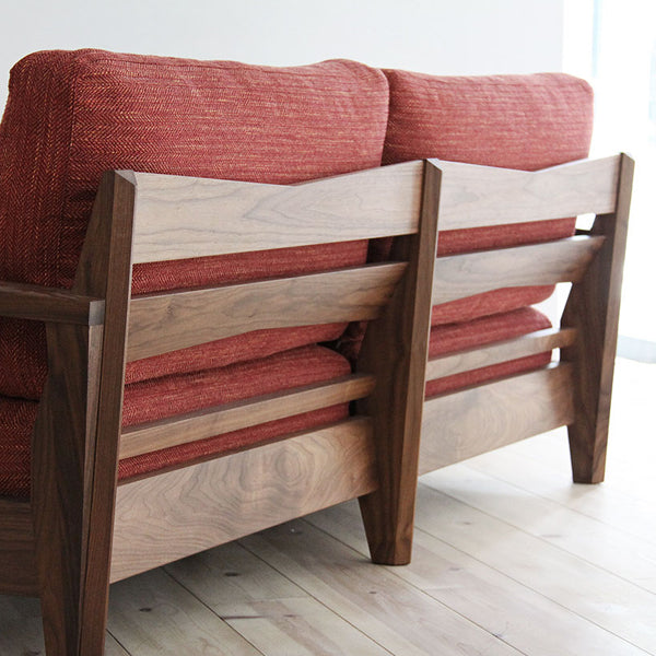 parker solid wood sofa