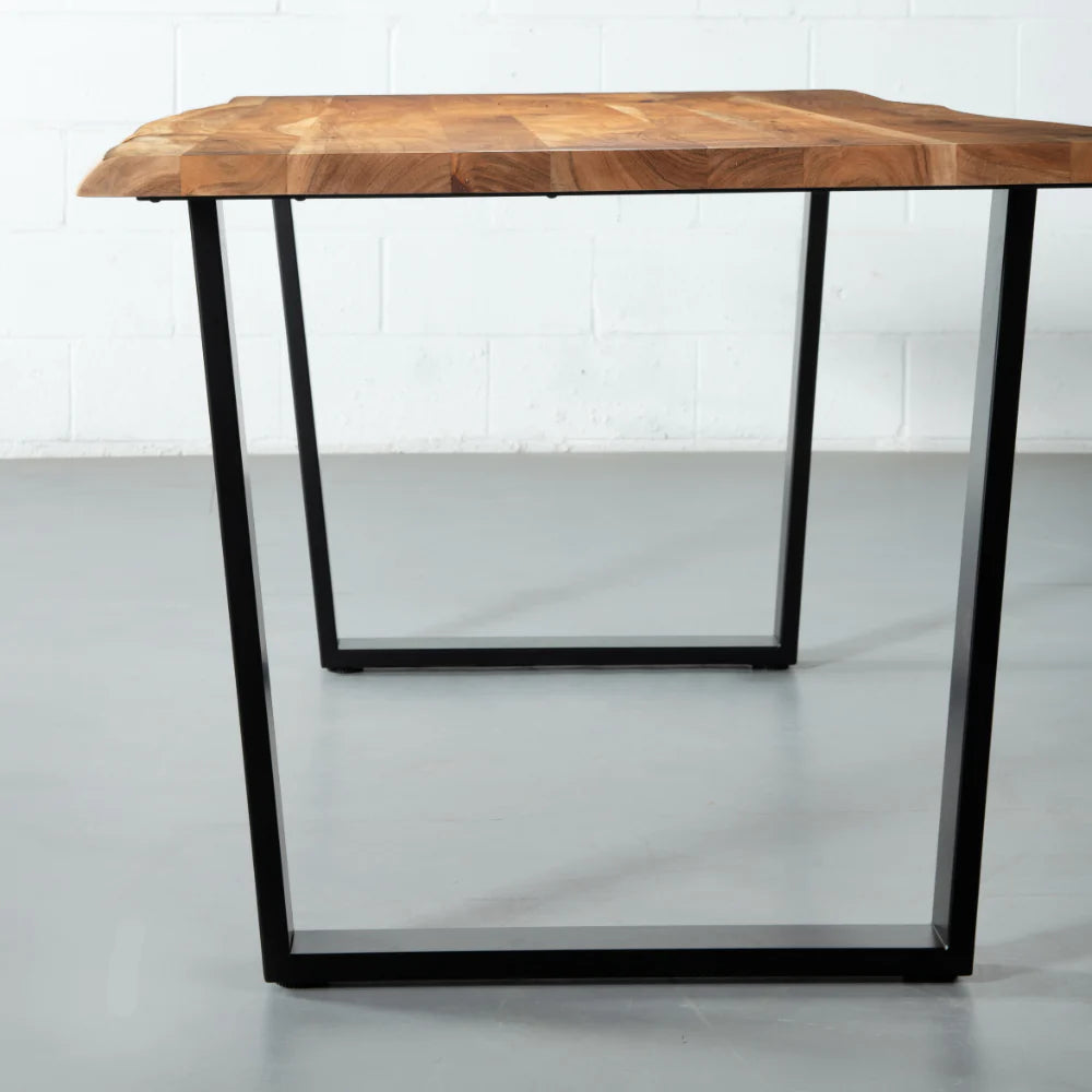 Cambrey Live Edge Acacia Wood Dining Table