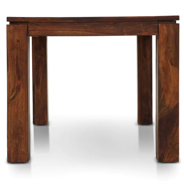 Sherlock Solid Wood Dining Table Set With 6 Chairs In Natural Finish