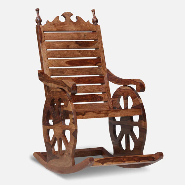 harold rocking chair in natural finish