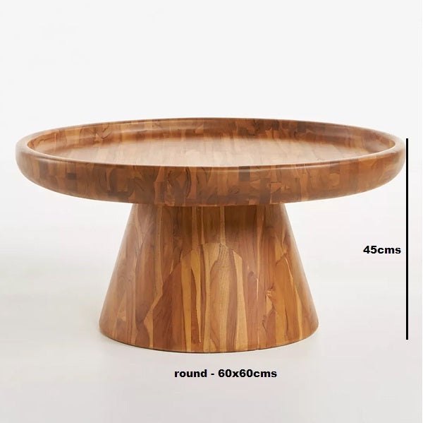 hitch solid wood coffee table