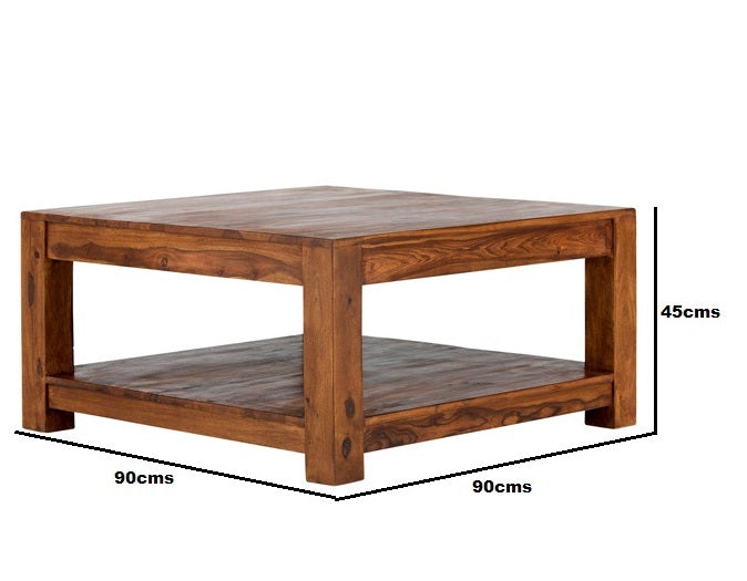 mitsy solid wood coffee table