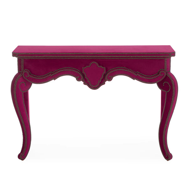 kalki upholstered console table