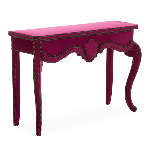 kalki upholstered console table