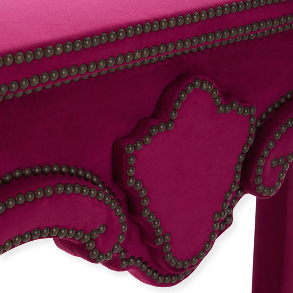 kalki upholstered console table