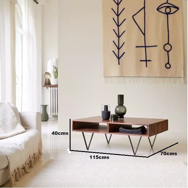 oliver solid wood coffee table