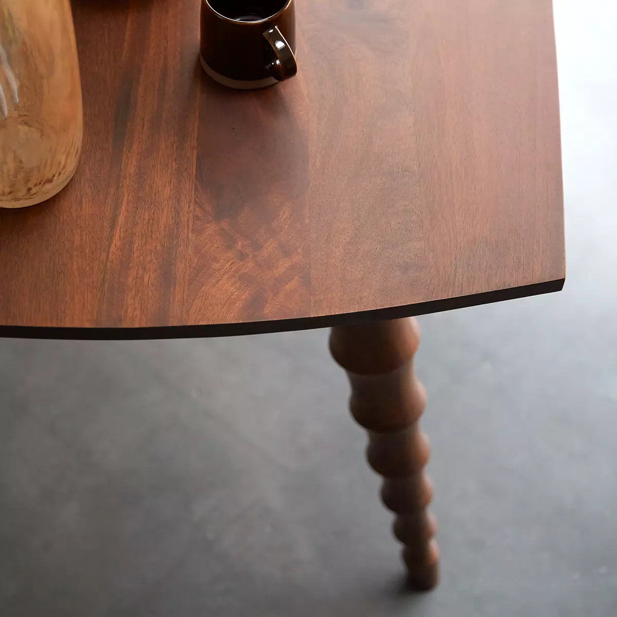 Kharad Paga Solid Wood Dining Table In Natural Finish