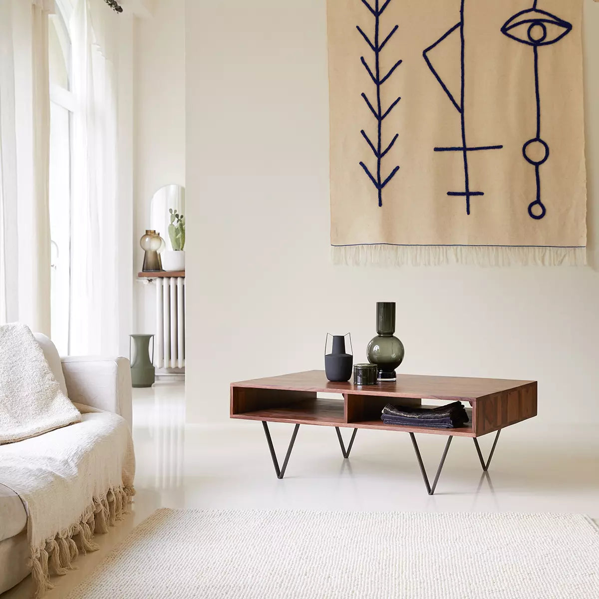 oliver solid wood coffee table