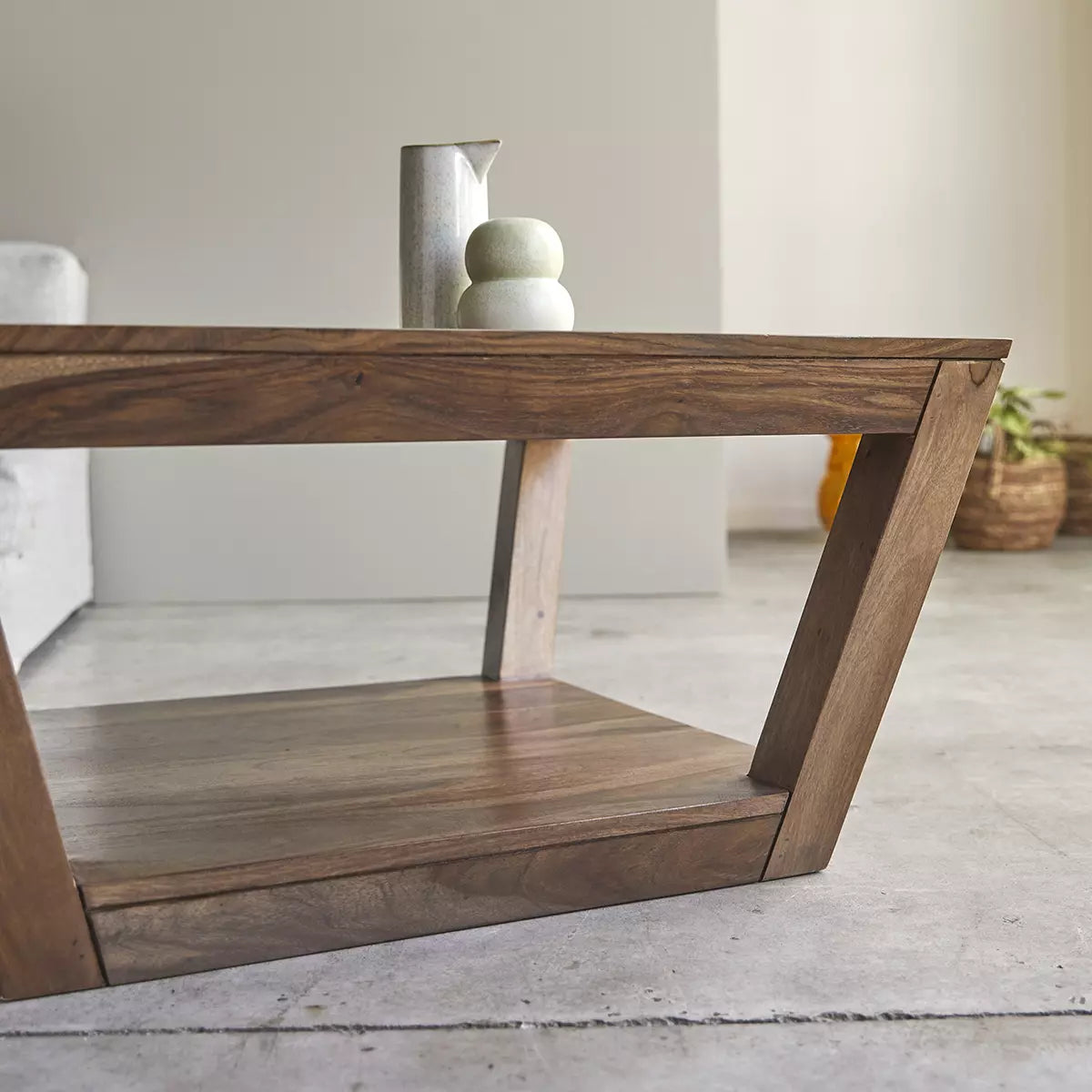 villa solid wood coffee table