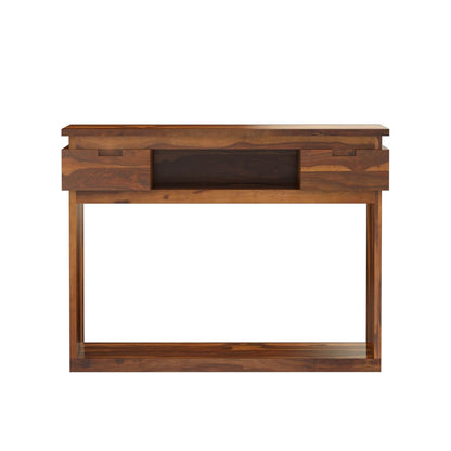 roney solid wood console table