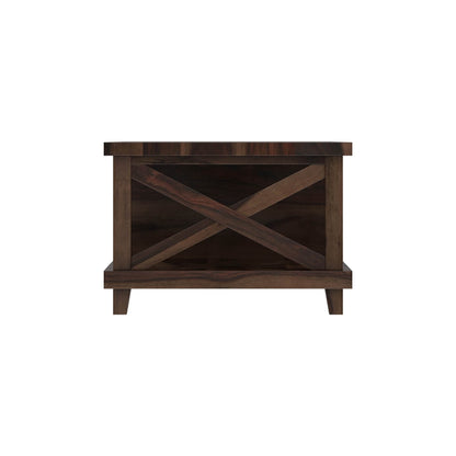 Cross solid wood coffee table