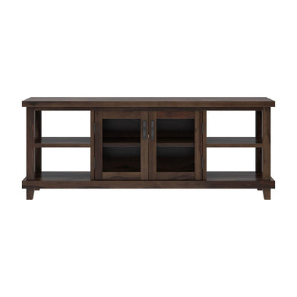 cross solid wood tv unit
