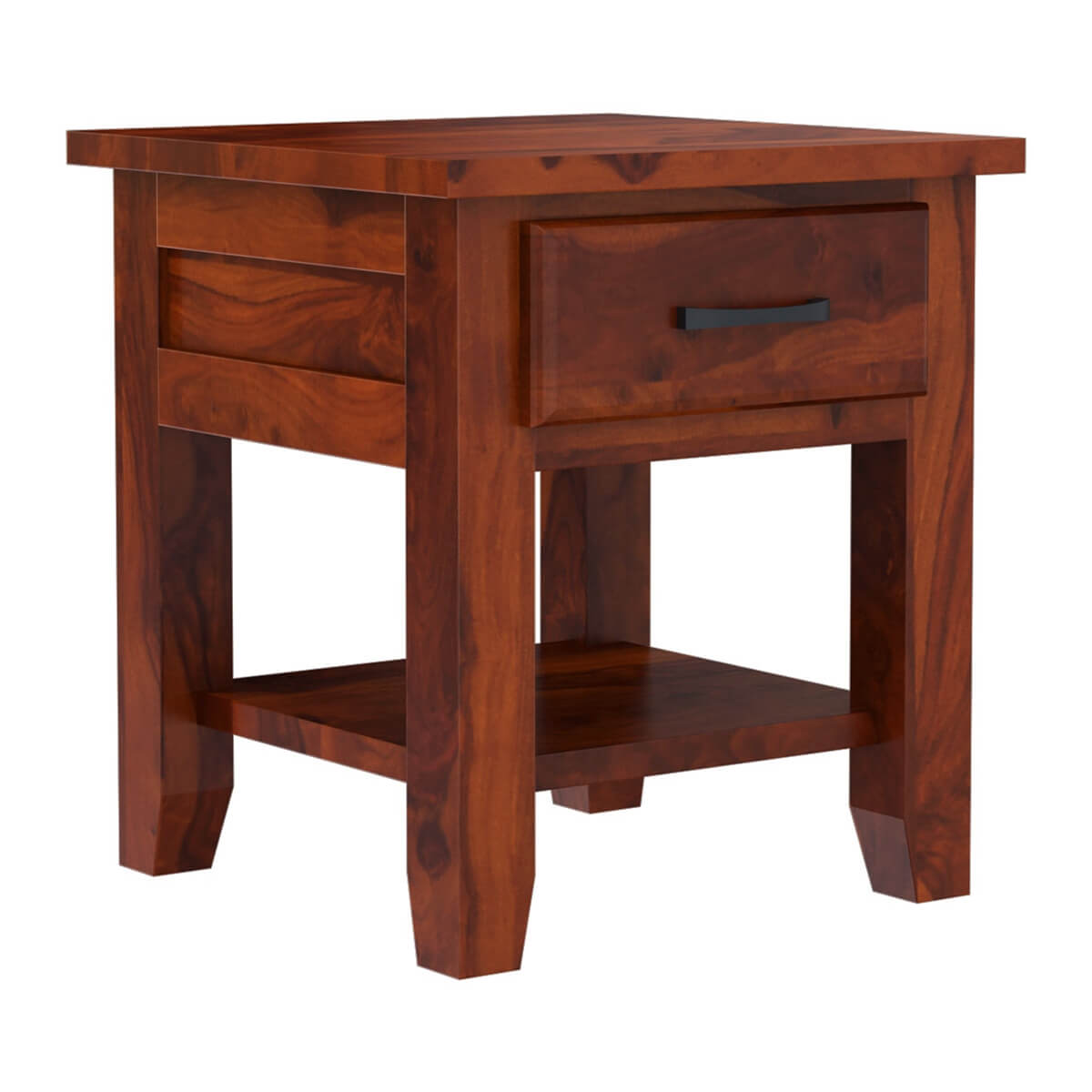 rishiya solid wood bedside table