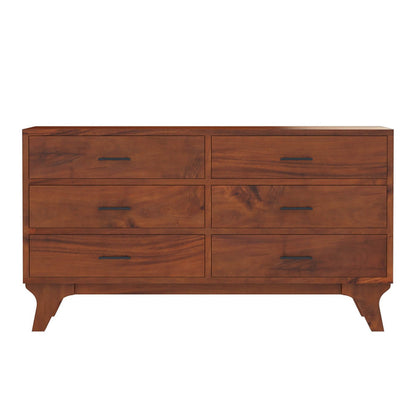 live edge solid acacia wood dresser
