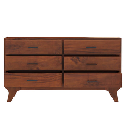 live edge solid acacia wood dresser