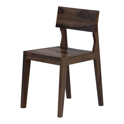 tempu dining chair in walnut finish