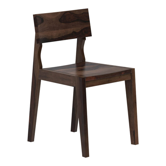 tempu dining chair in walnut finish