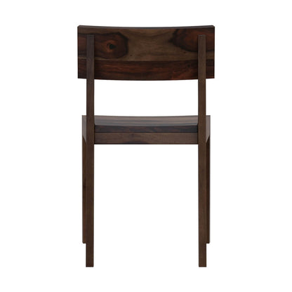 tempu dining chair in walnut finish