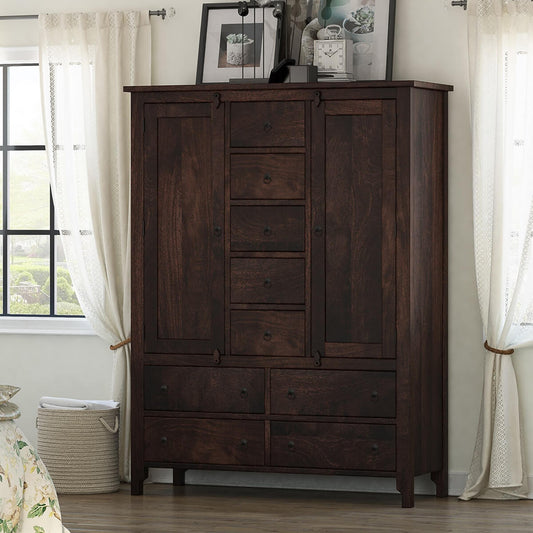 athena solid wood wardrobe