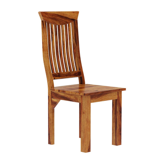 bolivia solid wood dining chair in natural finish