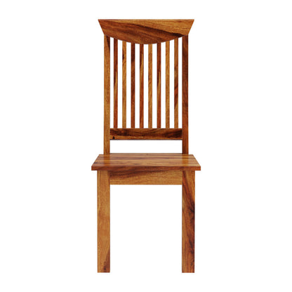bolivia solid wood dining chair in natural finish
