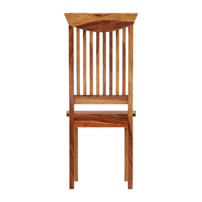 bolivia solid wood dining chair in natural finish