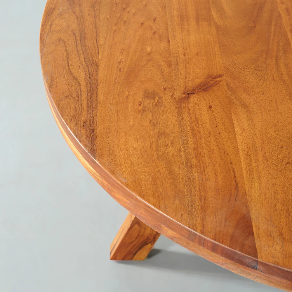 Flair Solid Acacia Wood Dining Table